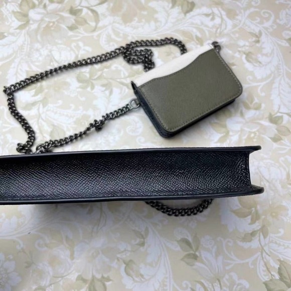 Coach C3608 Poppy Crossbody In Colorblock Kelp Multi - Picture 3 of 6